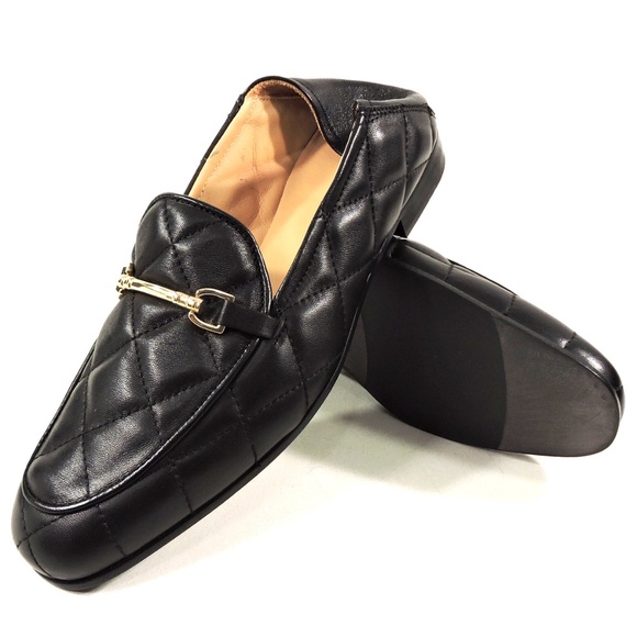 LEMARE 🇮🇹 WOMEN'S BLACK SOFT LEATHER COMFORT LOAFERS - Picture 7 of 8